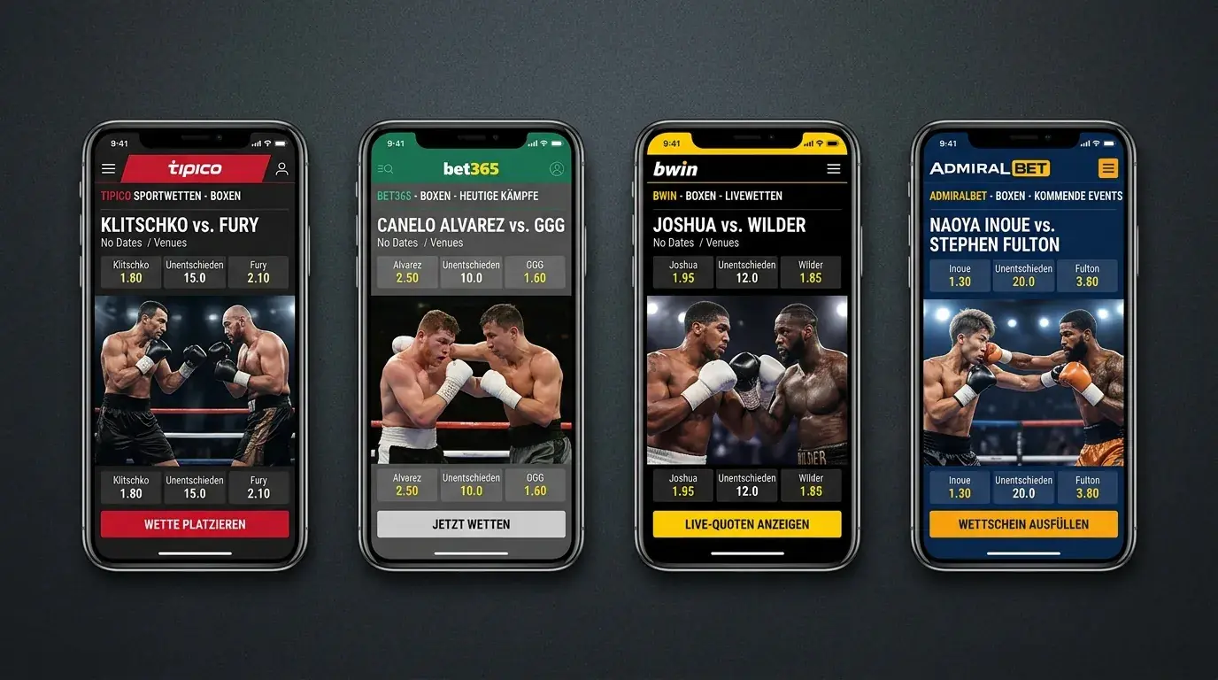 GGL-Anbieter Boxwetten-App Vergleich - iOS Android Live-Inplay Cashout