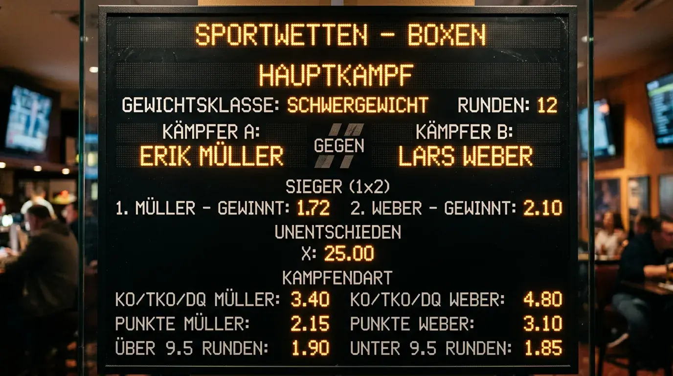 Dezimalquoten und Odds-Formate beim Boxwetten in Deutschland erklärt