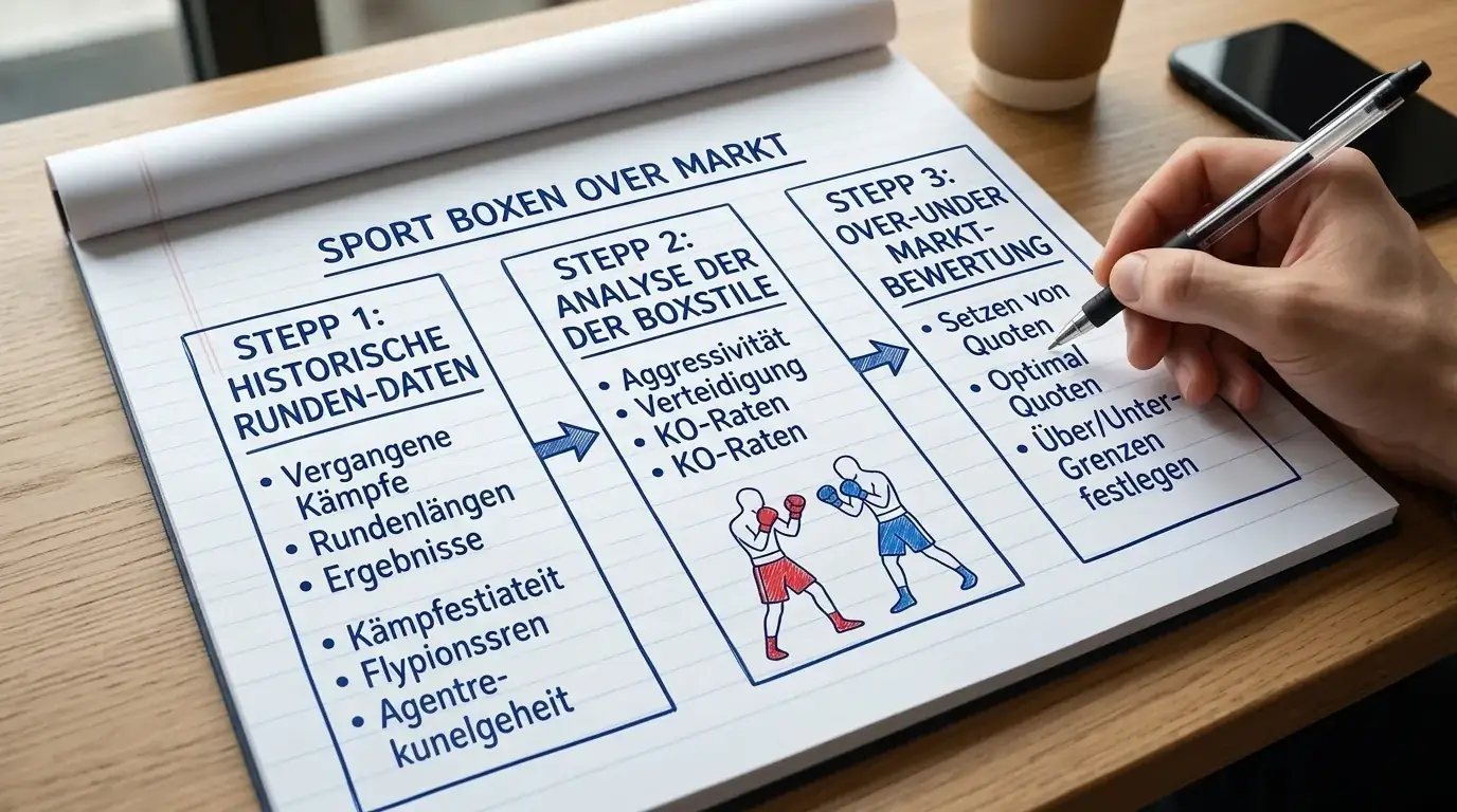 Statistikbasiertes Over/Under-Modell für Boxwetten - Schritt-für-Schritt