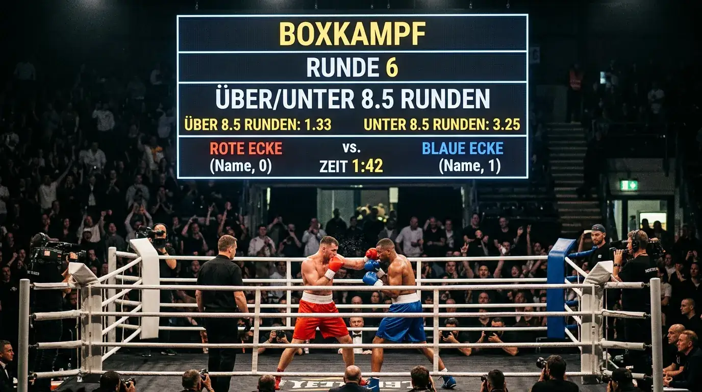 Über/Unter Runden Wetten beim Boxen Quotenstruktur und Strategie
