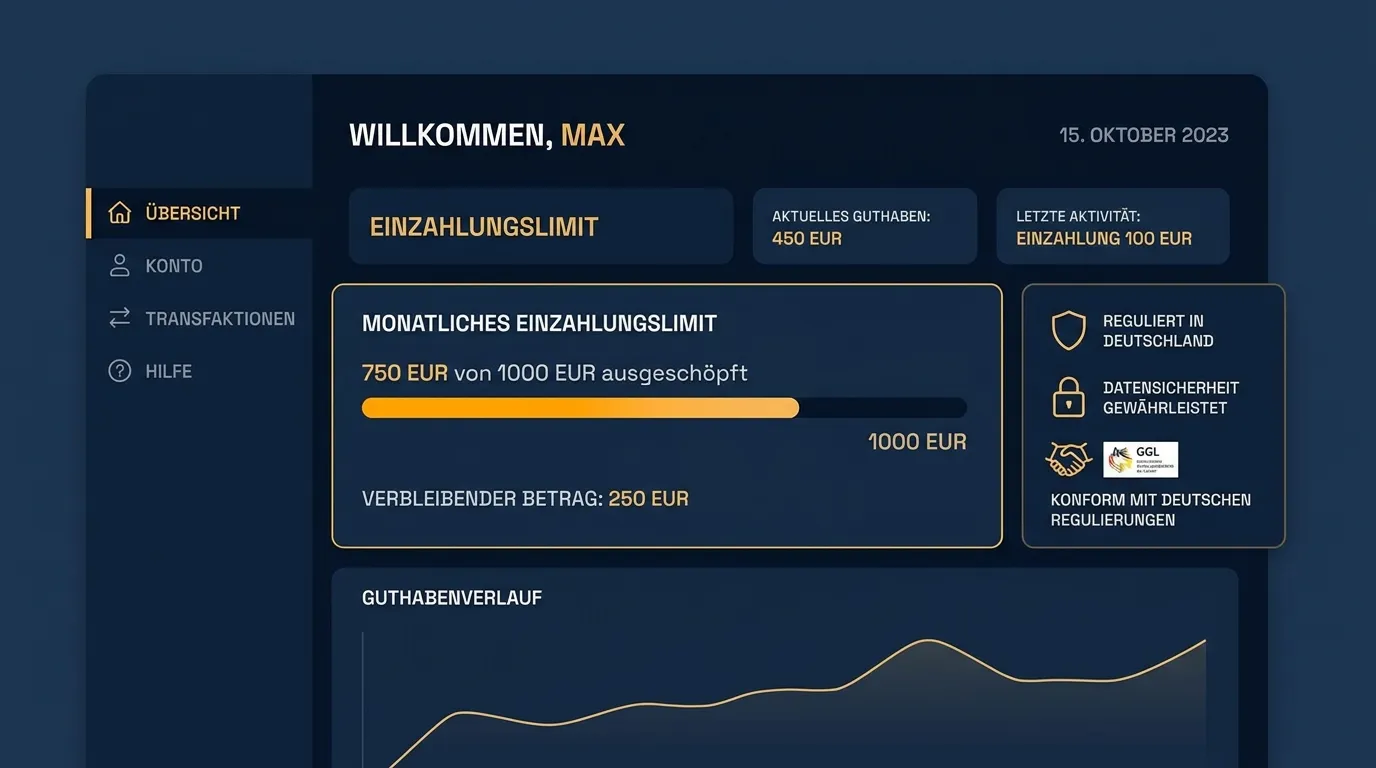 LUGAS Einzahlungslimit 1000 Euro monatlich - Auswirkung auf Boxwetten Bonusaktivierung