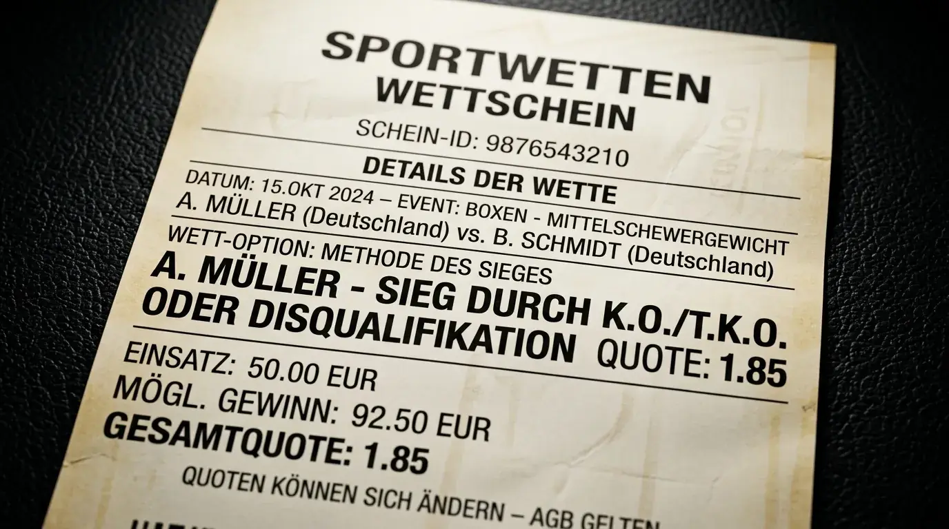 Methode des Sieges Wette und Bonuserfüllung beim Boxwetten erklärt