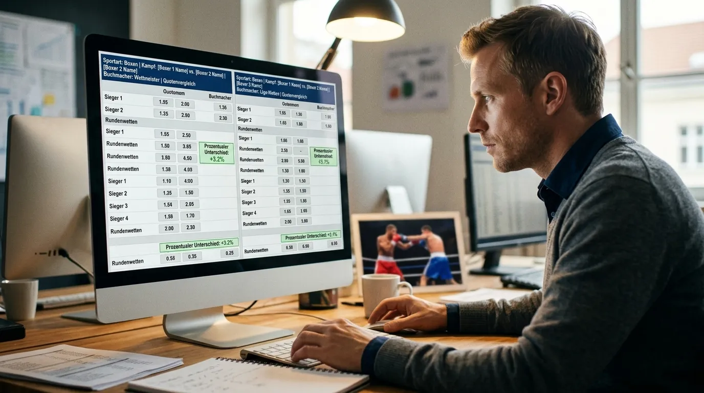 Quotenanalyse WM-Boxkampf - Anbieterspread und Value-Bewertung